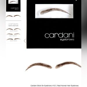 Cardani Human Hair Eyebrows #15 Light Brown NWT
